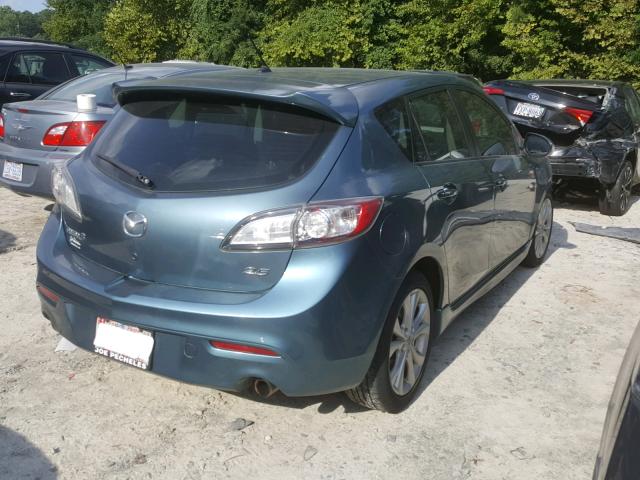 JM1BL1H57A1108505 - 2010 MAZDA 3 S BLUE photo 4