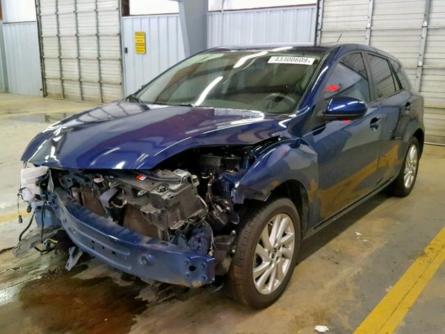 JM1BL1L77D1792324 - 2013 MAZDA 3 I BLUE photo 2