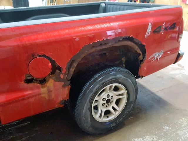 1D7HG32XX3S369392 - 2003 DODGE DAKOTA SPO RED photo 9