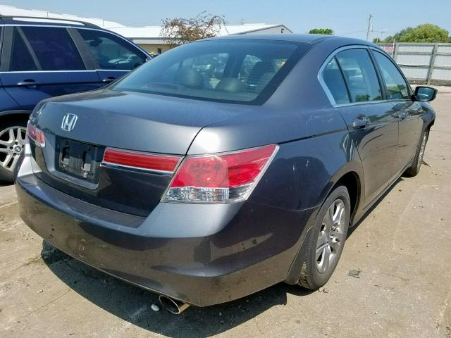 1HGCP2F43CA058554 - 2012 HONDA ACCORD LXP GRAY photo 4