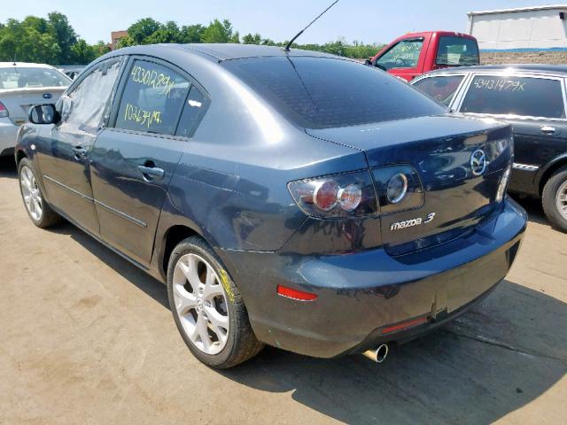 JM1BK32G781114081 - 2008 MAZDA 3 I GRAY photo 3