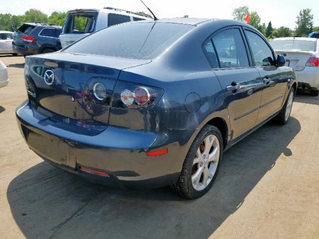 JM1BK32G781114081 - 2008 MAZDA 3 I GRAY photo 4