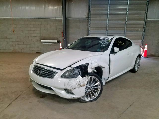 JN1CV6EL4BM263837 - 2011 INFINITI G37 WHITE photo 2