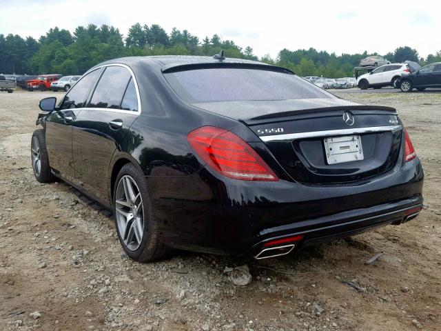 WDDUG8CB0EA053216 - 2014 MERCEDES-BENZ S 550 BLACK photo 3