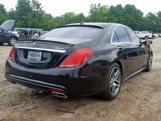 WDDUG8CB0EA053216 - 2014 MERCEDES-BENZ S 550 BLACK photo 4