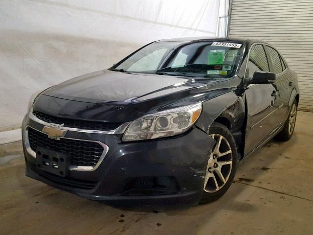 1G11C5SL6FF117287 - 2015 CHEVROLET MALIBU 1LT BLACK photo 2