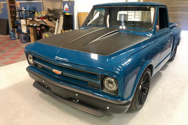 CS147S130410 - 1967 CHEVROLET C-10 BLUE photo 1