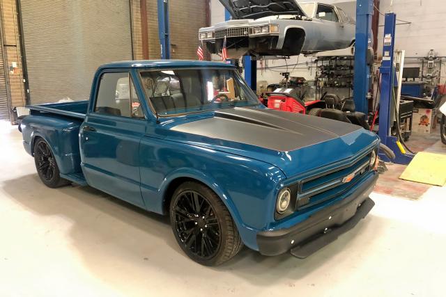 CS147S130410 - 1967 CHEVROLET C-10 BLUE photo 4