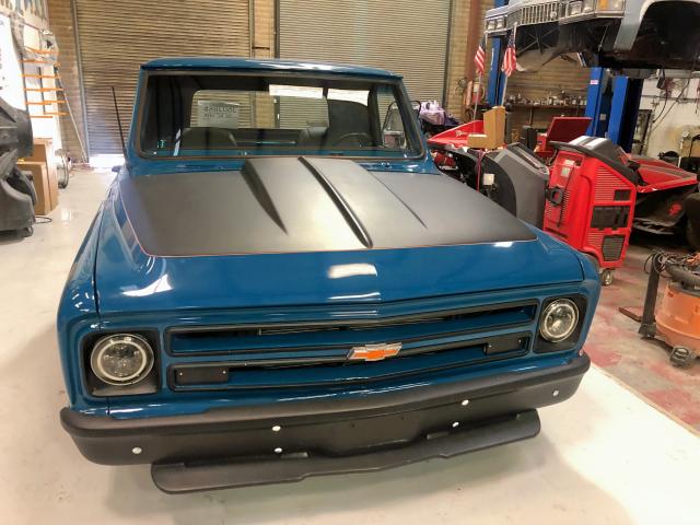 CS147S130410 - 1967 CHEVROLET C-10 BLUE photo 5