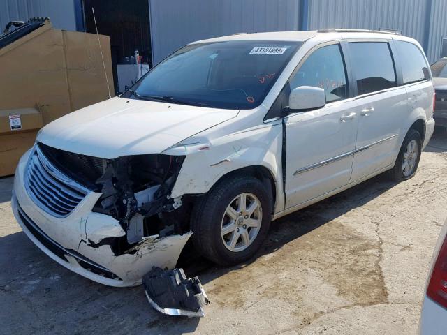 2C4RC1BG8CR389933 - 2012 CHRYSLER TOWN & COU WHITE photo 2