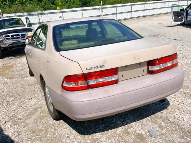 JT8BF28G3Y0288479 - 2000 LEXUS ES 300 BEIGE photo 3