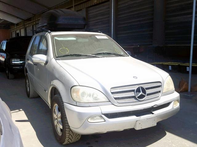 4JGAB57E23A410886 - 2003 MERCEDES-BENZ ML 350 SILVER photo 1