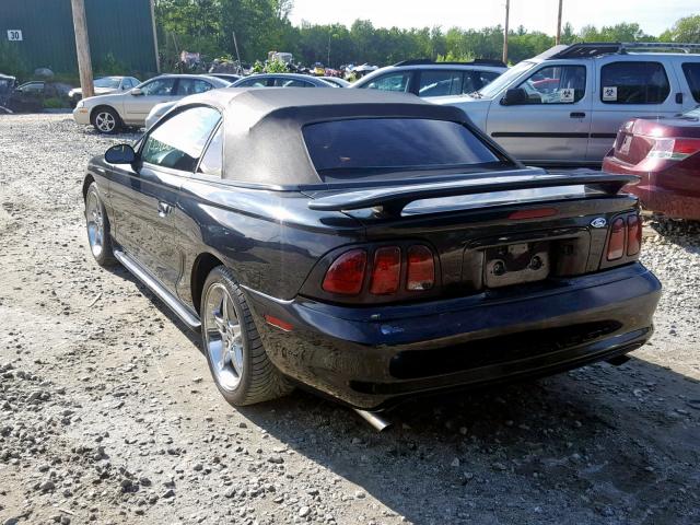 1FALP45X5TF205665 - 1996 FORD MUSTANG GT BLACK photo 3