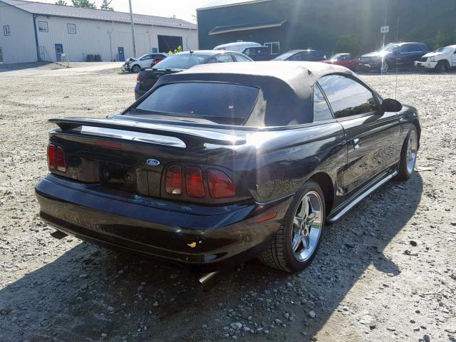 1FALP45X5TF205665 - 1996 FORD MUSTANG GT BLACK photo 4