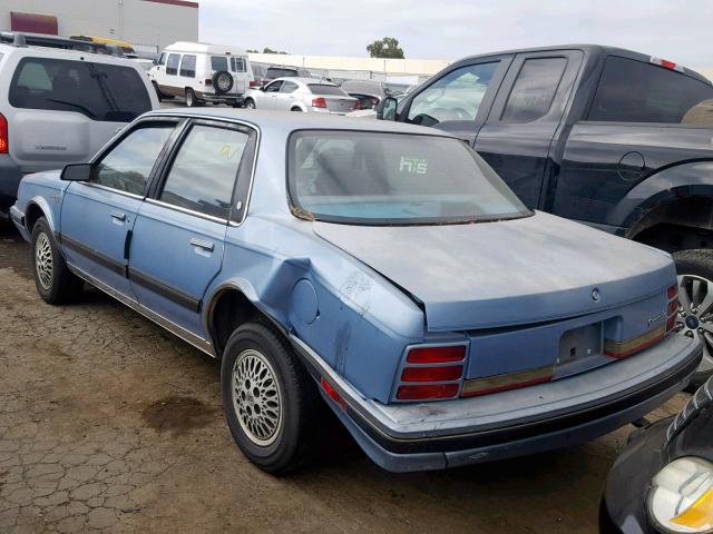 2G3AM54N0M2302629 - 1991 OLDSMOBILE CUTLASS CI ლურჯი ფოტო 3