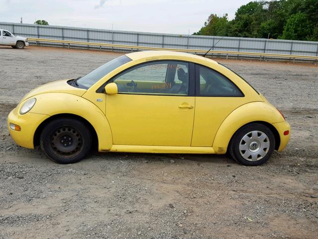 3VWBP21C93M421447 - 2003 VOLKSWAGEN NEW BEETLE YELLOW photo 9