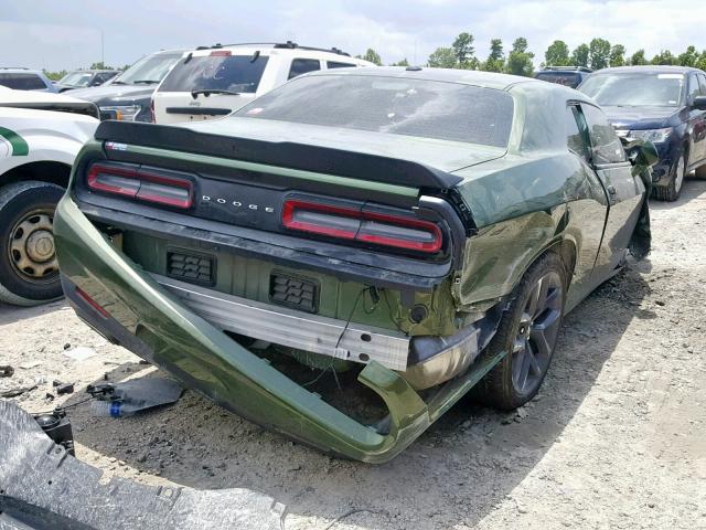 2C3CDZAG0KH616608 - 2019 DODGE CHALLENGER GREEN photo 4