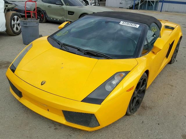 ZHWGU22T86LA03848 - 2006 LAMBORGHINI GALLARDO S YELLOW photo 2