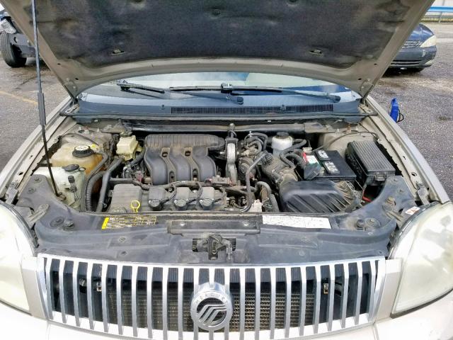 1MEFM41145G627682 - 2005 MERCURY MONTEGO LU GOLD photo 7