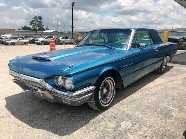 4Y83Z151590 - 1964 FORD T-BIRD BLUE photo 2