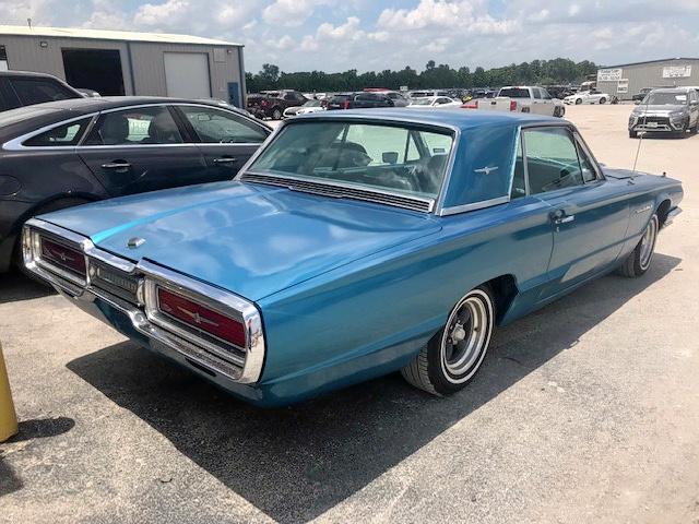 4Y83Z151590 - 1964 FORD T-BIRD BLUE photo 4