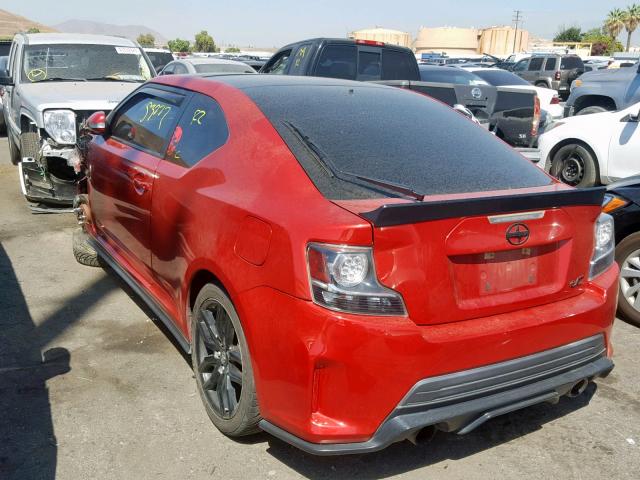 JTKJF5C76GJ025667 - 2016 TOYOTA SCION TC წითელი ფოტო 3