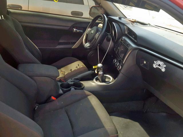 JTKJF5C76GJ025667 - 2016 TOYOTA SCION TC წითელი ფოტო 5