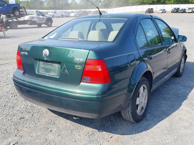 3VWSC29M31M018179 - 2001 VOLKSWAGEN JETTA GLS GREEN photo 4