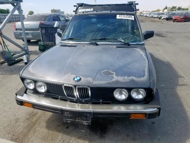 WBADK8303G9705366 - 1986 BMW 528 E AUTO CHARCOAL photo 9