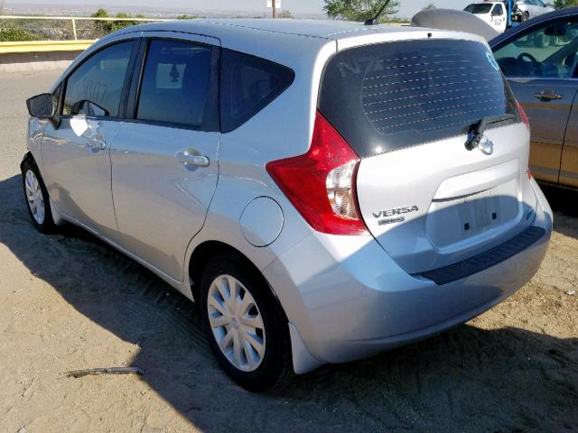 3N1CE2CP8FL428187 - 2015 NISSAN VERSA NOTE SILVER photo 3