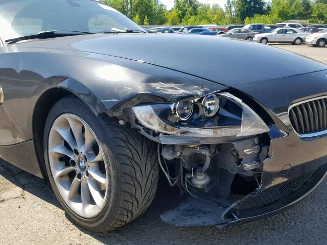 4USBT33505LS57832 - 2005 BMW Z4 2.5 BLACK photo 9