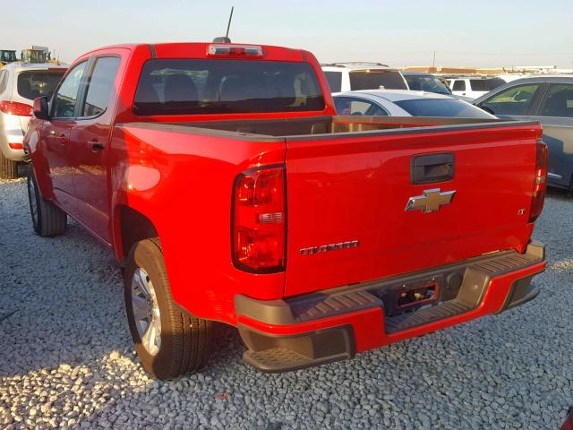 1GCGSCEA8K1115793 - 2019 CHEVROLET COLORADO L RED photo 3