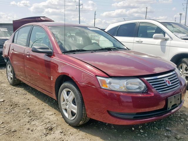 1G8AZ55FX7Z134812 - 2007 SATURN ION LEVEL RED photo 1