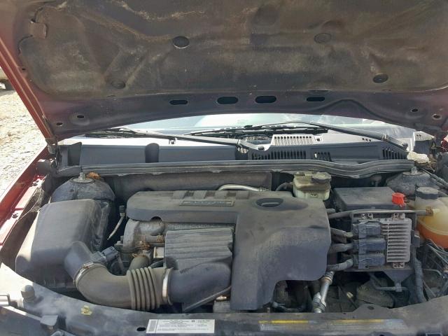 1G8AZ55FX7Z134812 - 2007 SATURN ION LEVEL RED photo 7