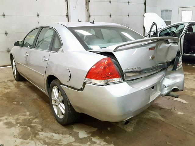 2G1WU583981236617 - 2008 CHEVROLET IMPALA LTZ SILVER photo 3