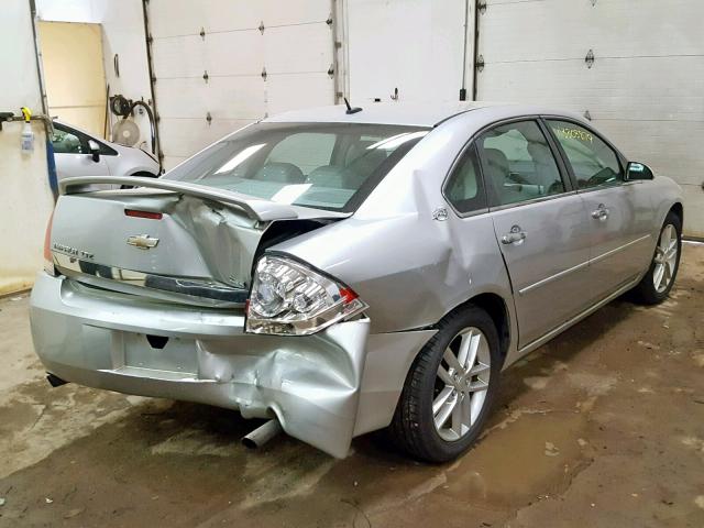 2G1WU583981236617 - 2008 CHEVROLET IMPALA LTZ SILVER photo 4