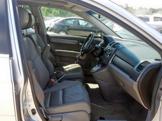 JHLRE48727C016830 - 2007 HONDA CR-V EXL SILVER photo 5