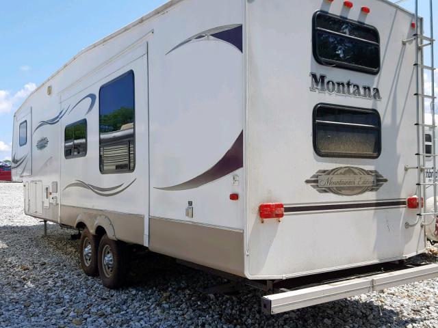 4YDF342237M731190 - 2007 KEYSTONE MONTANA WHITE photo 3