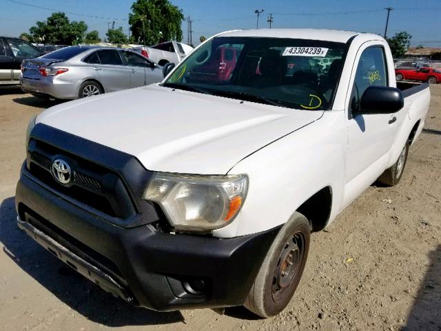 5TFNX4CN1EX032017 - 2014 TOYOTA TACOMA WHITE photo 2