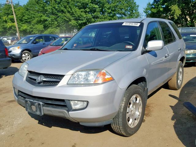 2HNYD18232H502142 - 2002 ACURA MDX SILVER photo 2