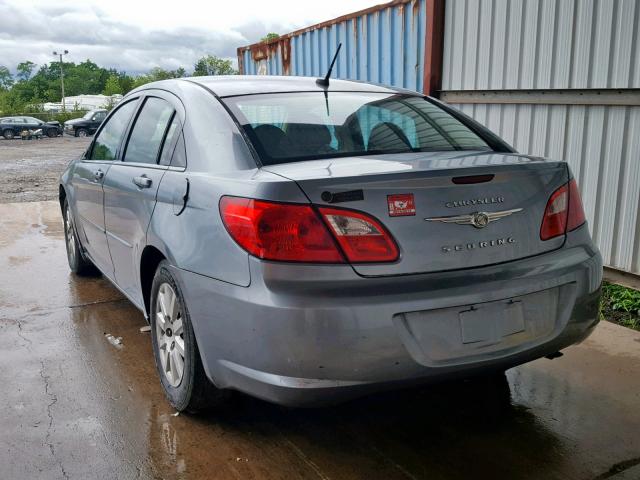 1C3LC46B59N537066 - 2009 CHRYSLER SEBRING LX BLUE photo 3