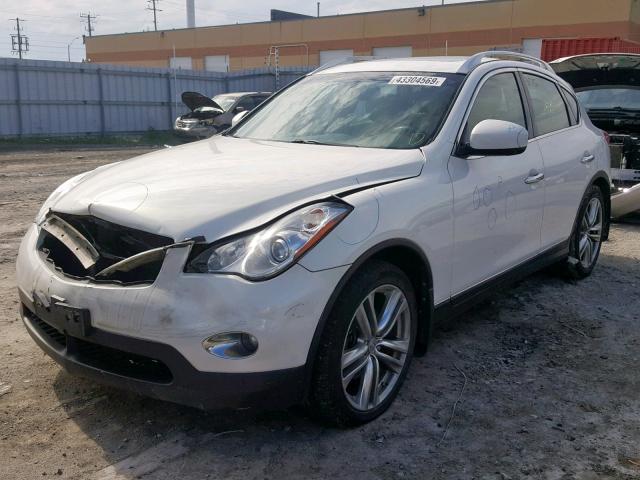 JN1AJ0HR6CM452233 - 2012 INFINITI EX35 BASE WHITE photo 2