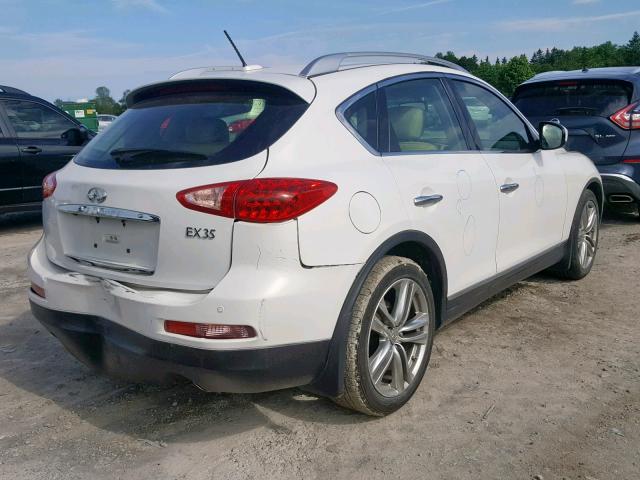 JN1AJ0HR6CM452233 - 2012 INFINITI EX35 BASE WHITE photo 4