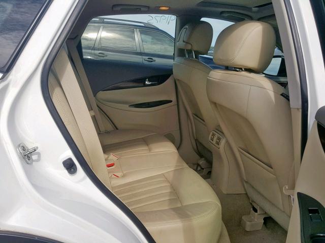 JN1AJ0HR6CM452233 - 2012 INFINITI EX35 BASE WHITE photo 6