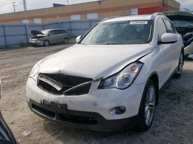 JN1AJ0HR6CM452233 - 2012 INFINITI EX35 BASE WHITE photo 9