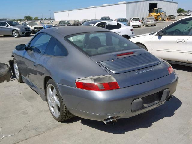 WP0AA29971S622311 - 2001 PORSCHE 911 CARRER GRAY photo 3