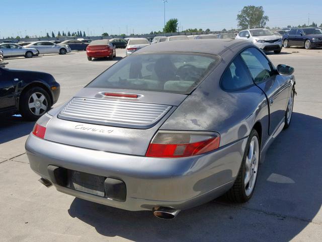 WP0AA29971S622311 - 2001 PORSCHE 911 CARRER GRAY photo 4