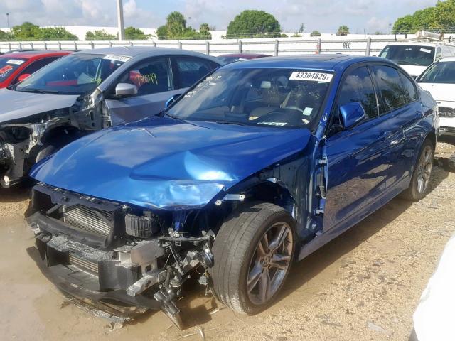 WBA3B9C57DF586151 - 2013 BMW 335 XI BLUE photo 2