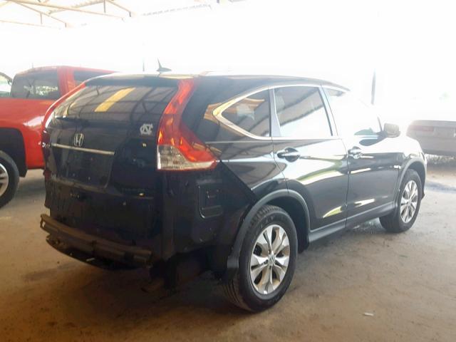 5J6RM3H75CL023642 - 2012 HONDA CR-V EXL BLACK photo 4