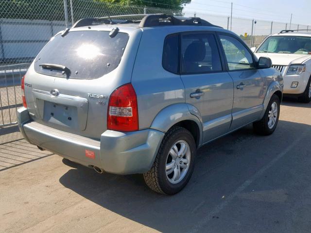 KM8JN12DX7U614631 - 2007 HYUNDAI TUCSON SE GRAY photo 4